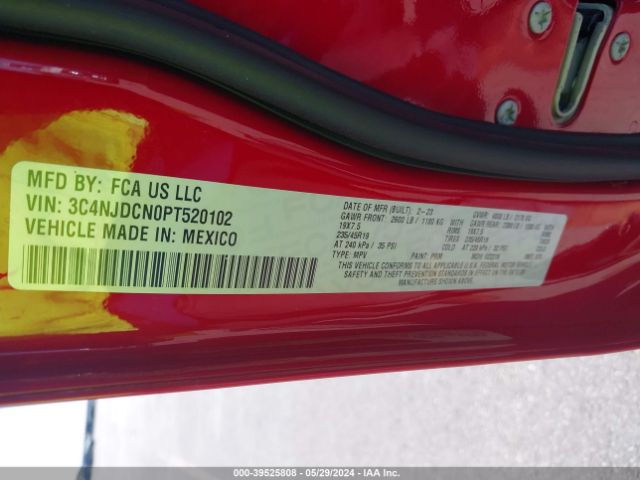 3C4NJDCN0PT520102 Jeep Compass High Altitude 4x4