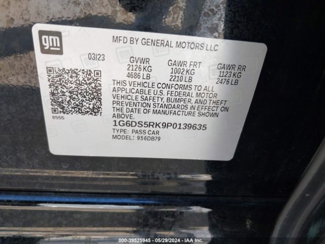 1G6DS5RK9P0139635 Cadillac CT5 LUXURY