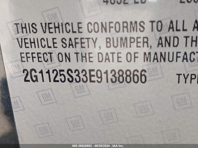 Chevrolet Impala 2lt 2014 2G1125S33E9138866 Image 9