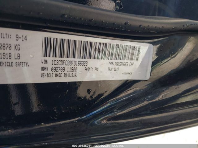 1C3CDFCB8FD166323 Dodge Dart Limited