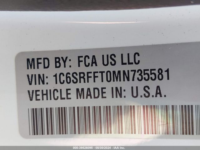 2021 RAM 1500 1C6SRFFT0MN735581 Photo 8