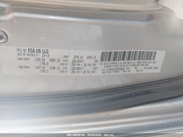 Dodge Grand Caravan Sxt 2019 2C4RDGCG3KR798063 Image 9