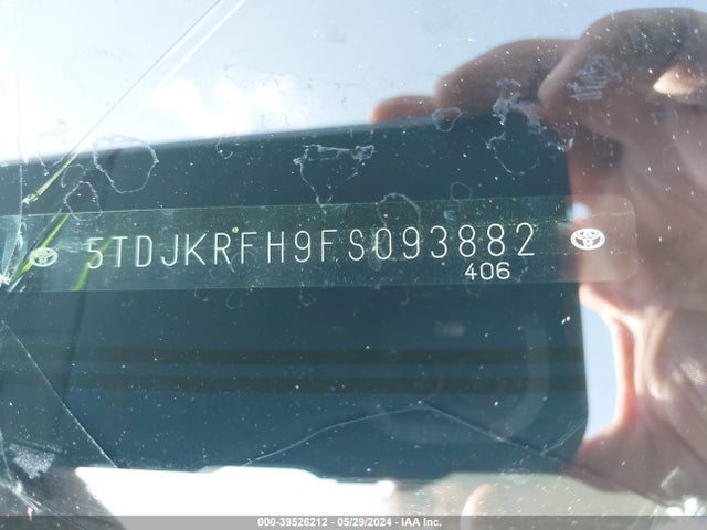 Toyota Highlander Xle V6 2015 5TDJKRFH9FS093882 Image 12