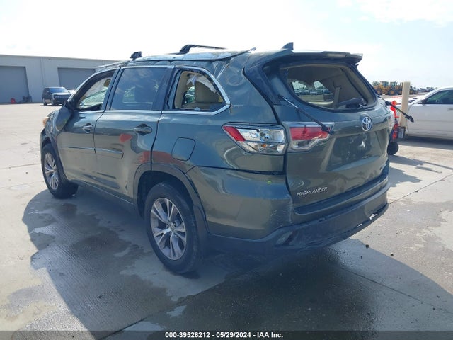Toyota Highlander Xle V6 2015 5TDJKRFH9FS093882 Image 3