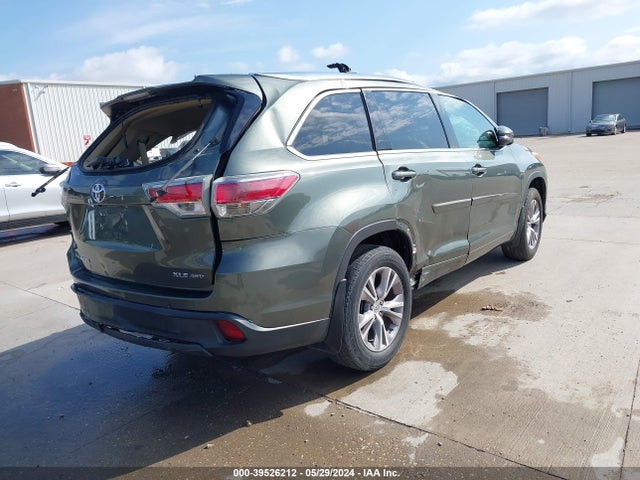 Toyota Highlander Xle V6 2015 5TDJKRFH9FS093882 Image 4