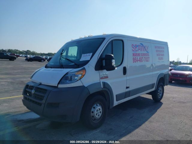 3C6TRVAG1JE106226 RAM Promaster 1500 Low Roof 136 Wb