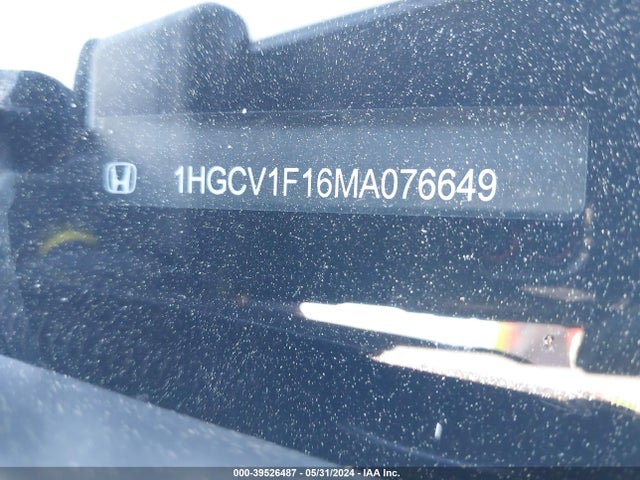 Honda ACCORD LX 2021 1HGCV1F16MA076649 Image 17