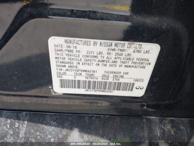 JN1CV7AP5HM640361 Infiniti Q50 2.0t Premium