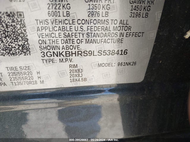 Chevrolet Blazer Awd 2lt 2020 3GNKBHRS9LS538416 Image 9