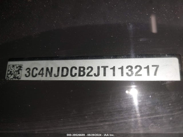 3C4NJDCB2JT113217 Jeep Compass Limited 4x4