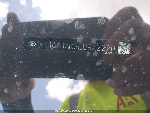 Toyota CAMRY SE 2020 4T1G11AK3LU972220 Image 9