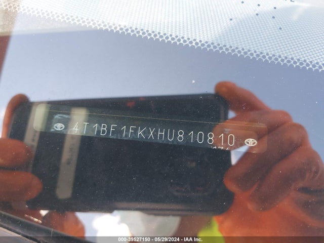 Toyota CAMRY SE 2017 4T1BF1FKXHU810810 Image 9