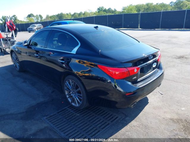 JN1FV7ARXGM450438 Infiniti Q50 3.0t Red Sport 400