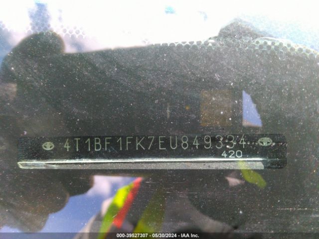 4T1BF1FK7EU849334 Toyota CAMRY LE