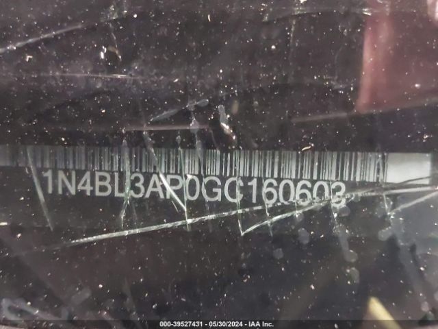 1N4BL3AP0GC160603 Nissan Altima 3.5 Sl/3.5 Sr