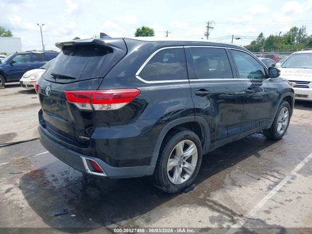 Toyota Highlander Limited 2017 5TDYZRFH1HS221223 Image 4