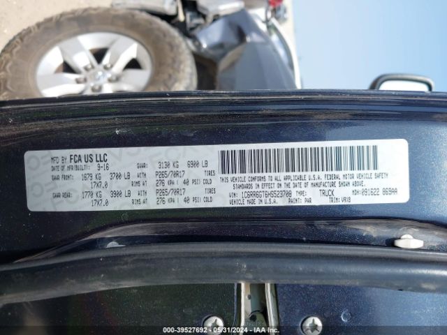 1C6RR6GT6HS523708 RAM 1500 Slt Quad Cab 4x2 6'4 Box