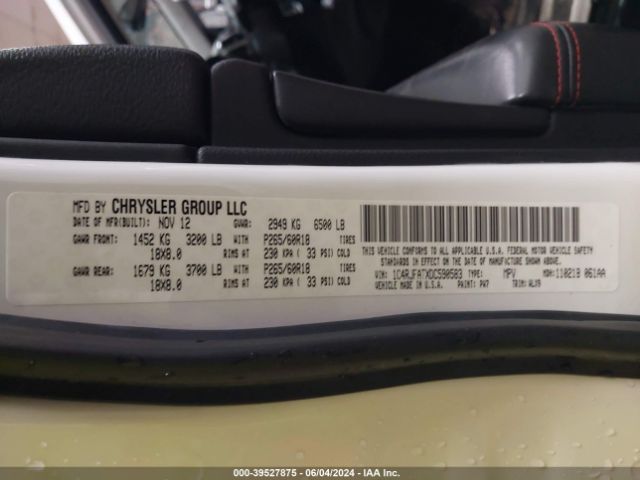 2013 JEEP GRAND CHEROKEE 1C4RJFATXDC590583 Photo 8