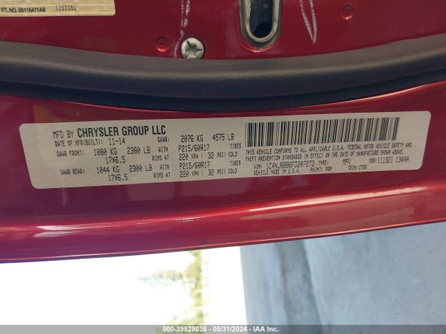 1C4NJRBB6FD207273 Jeep Patriot Altitude Edition
