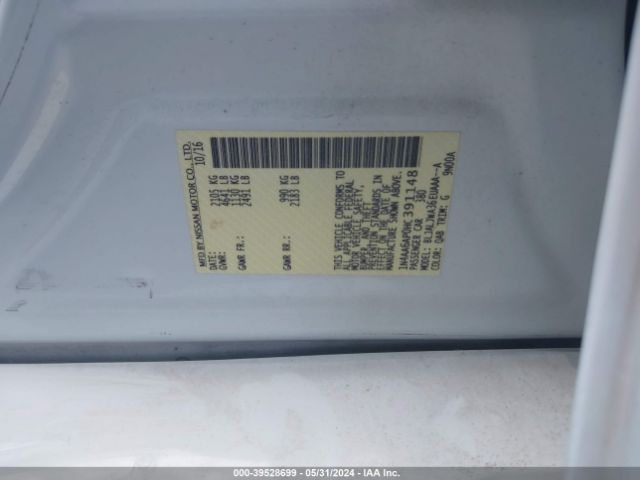1N4AA6AP0HC391148 Nissan Maxima 3.5 Sv