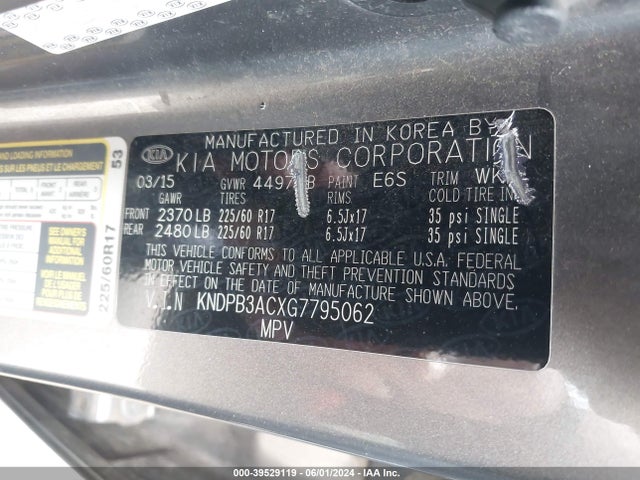 KIA Sportage Lx 2016 KNDPB3ACXG7795062 Image 9