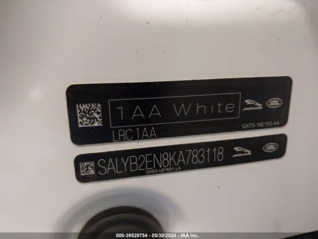SALYB2EN8KA783118 Land Rover Range Rover Velar D180 S