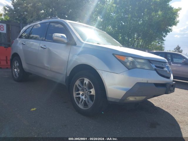 Auction sale of the 2007 Acura Mdx, vin: 2HNYD282X7H503835, lot number: 39529801