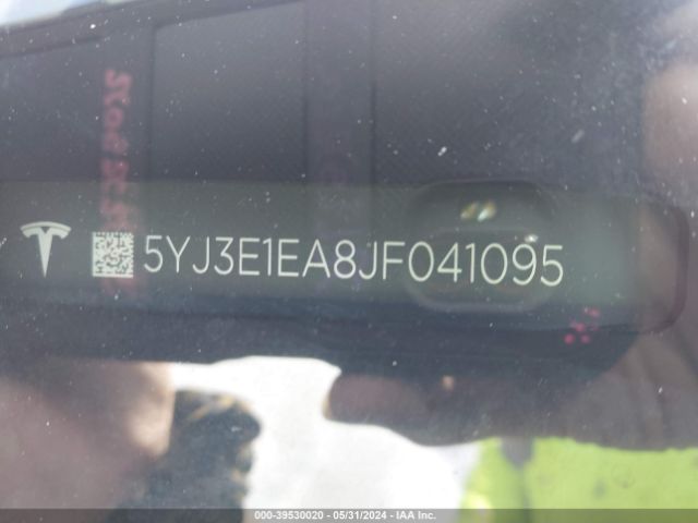 5YJ3E1EA8JF041095 Tesla Model 3 Long Range/mid Range