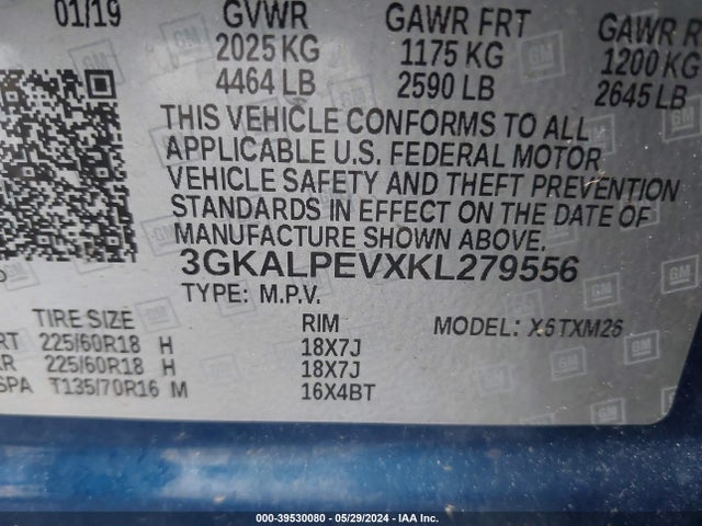 GMC Terrain Slt 2019 3GKALPEVXKL279556 Image 9