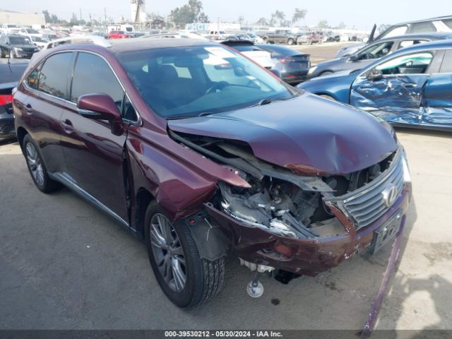 Auction sale of the 2014 Lexus Rx 350, vin: 2T2BK1BA9EC250313, lot number: 39530212