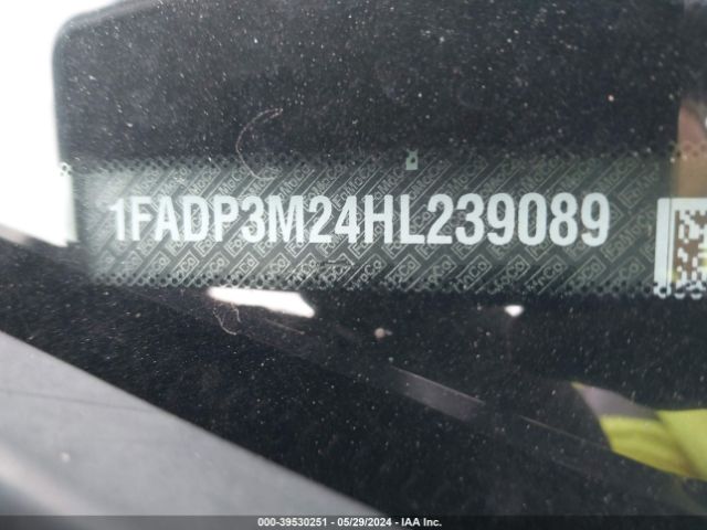 1FADP3M24HL239089 Ford FOCUS SEL
