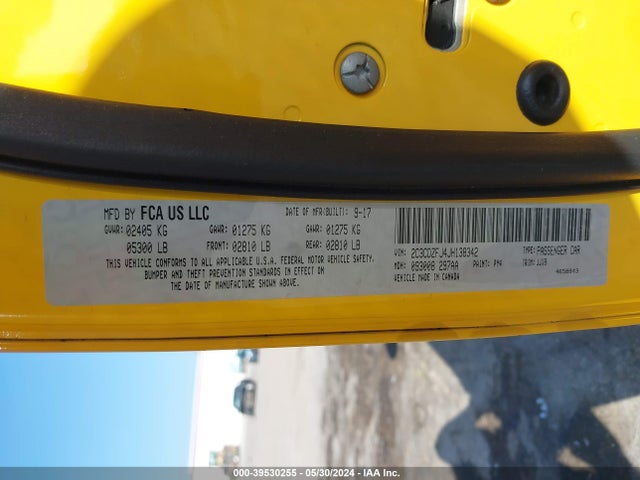 Dodge Challenger R/t 392 2018 2C3CDZFJ4JH138342 Image 9