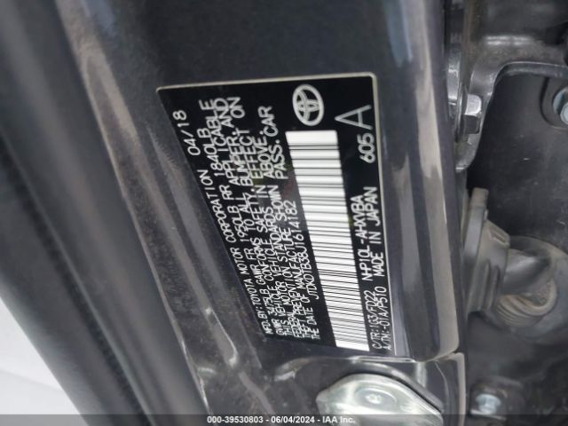 JTDKDTB38J1614182 Toyota Prius C One
