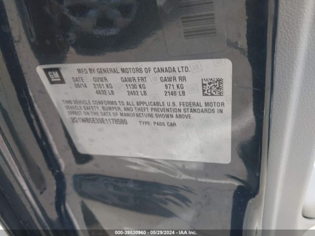 2G1WB5E39E1178580 Chevrolet Impala Limited Lt