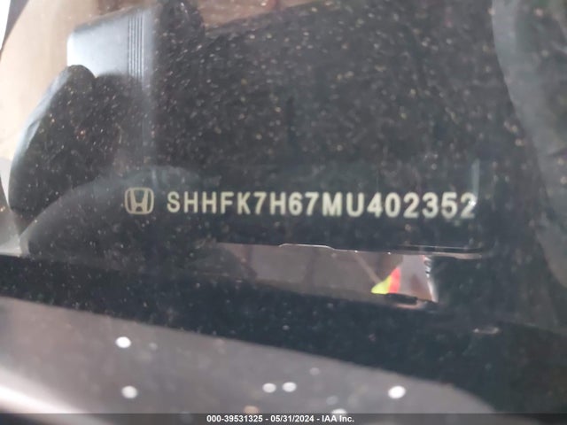 Honda CIVIC EX 2021 SHHFK7H67MU402352 Image 17
