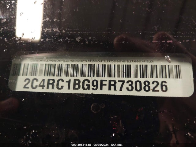 2C4RC1BG9FR730826 Chrysler Town & Country Touring