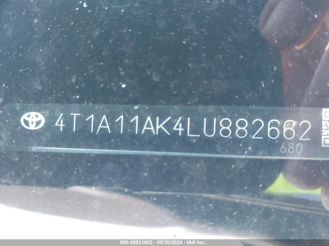 Toyota CAMRY L 2020 4T1A11AK4LU882662 Image 9