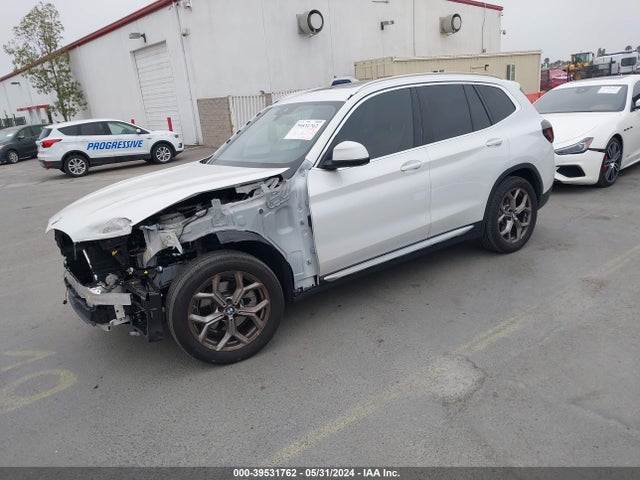 BMW X3 Sdrive30i 2022 5UX43DP03N9M62401 Image 2