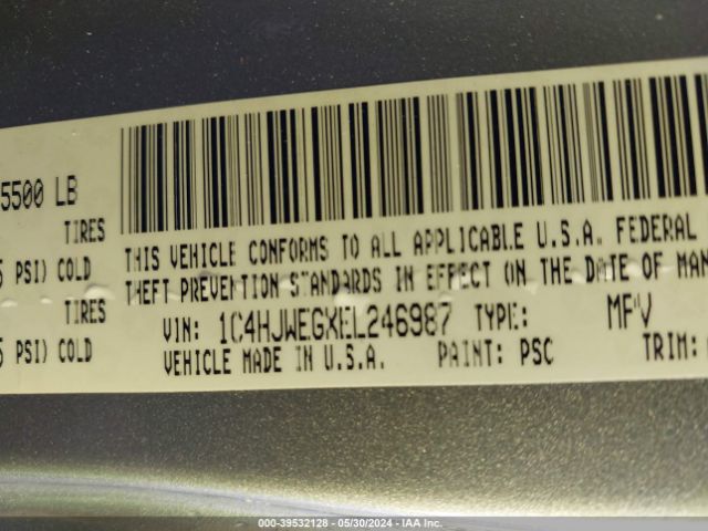 1C4HJWEGXEL246987 Jeep Wrangler Unlimited Sahara