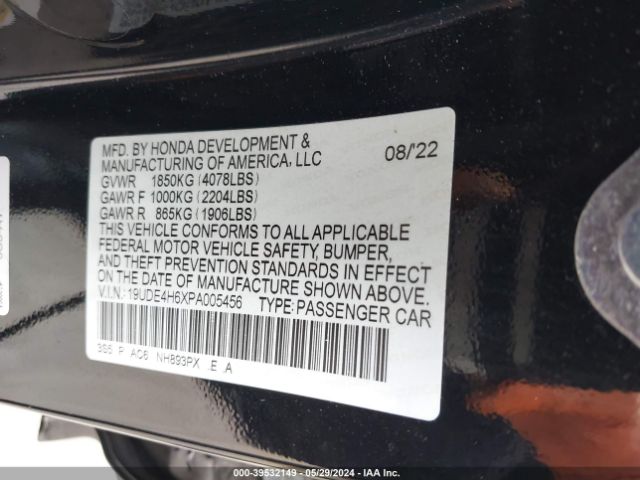19UDE4H6XPA005456 Acura Integra A-spec W/ Technology