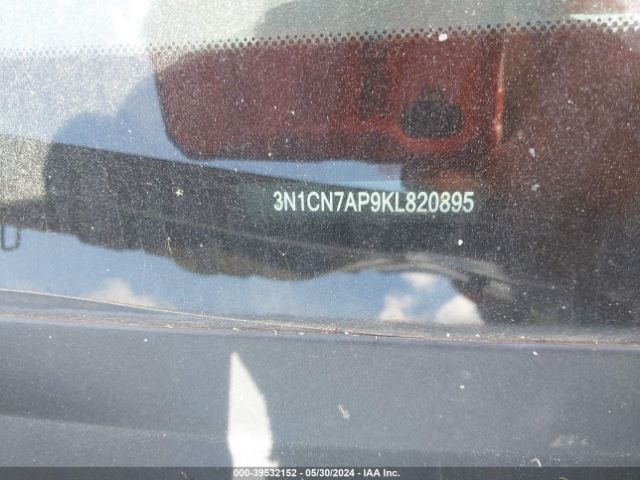3N1CN7AP9KL820895 Nissan Versa 1.6 S+