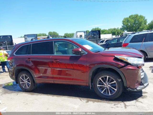 5TDJZRFH1JS891166 Toyota Highlander Xle