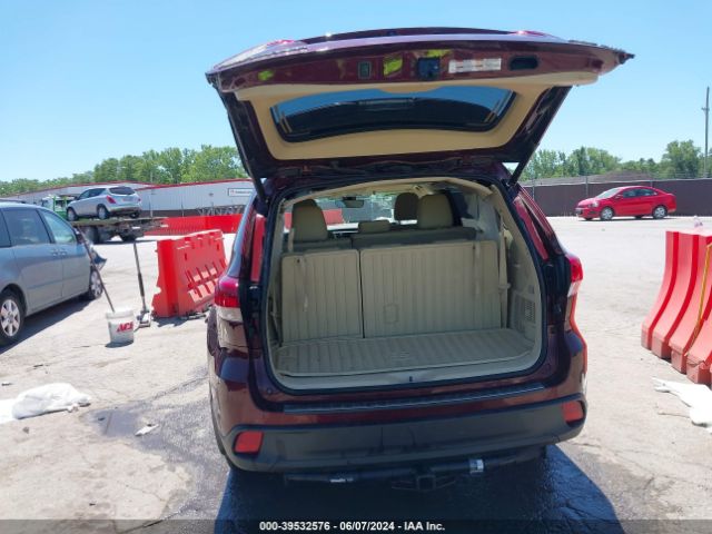 5TDJZRFH1JS891166 Toyota Highlander Xle