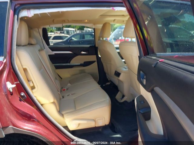 5TDJZRFH1JS891166 Toyota Highlander Xle