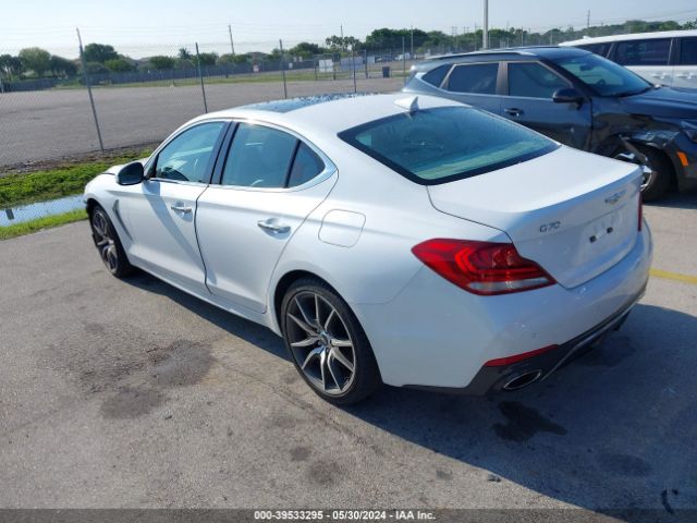 KMTG74LE6LU053437 Genesis G70 3.3t Rwd