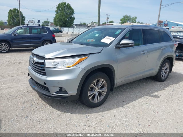 Toyota Highlander Xle V6 2014 5TDJKRFH4ES070461 Image 2