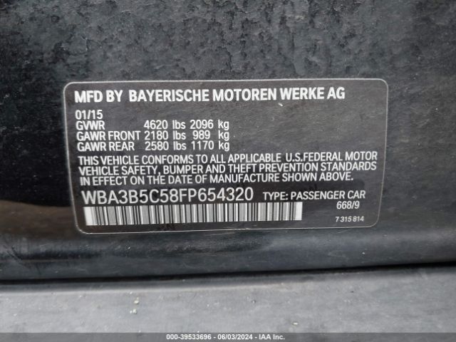 WBA3B5C58FP654320 BMW 328i Xdrive