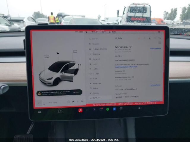 7SAYGDEE8PF588223 Tesla Model Y Awd/long Range Dual Motor All-wheel Drive