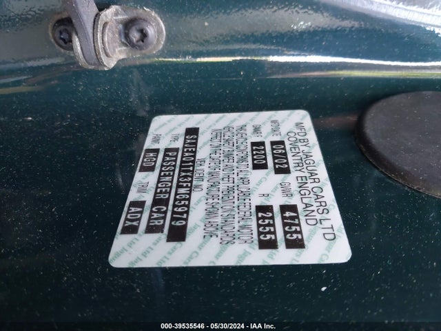 2003 JAGUAR S-TYPE SAJEA01TX3FM65979 Photo 8