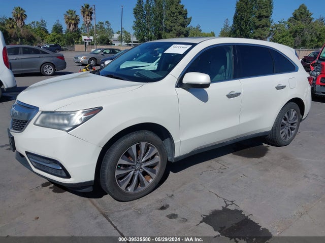 5FRYD3H62FB014413 Acura Mdx Technology Pkg W/entertainment Pkg